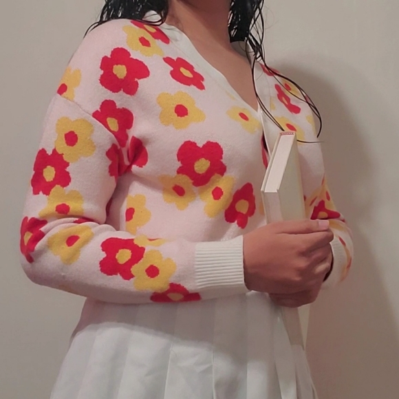 Flower print sweater - Picture 4 of 5